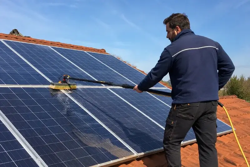 Nettoyage et entretien de panneaux solaires à Bondigoux